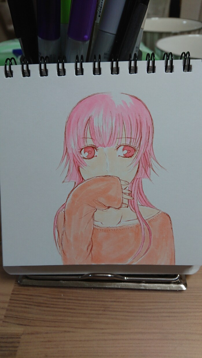可愛らしい女の子たちを描きます 手書きイラスト、アナログ専門、可愛い女の子を描く。 イメージ3