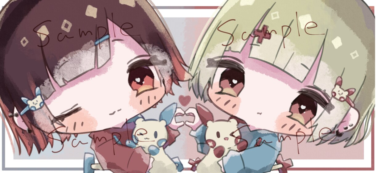 あなただけのアイコンイラスト描きます SNSで使えるアイコン御描きします★ イメージ8