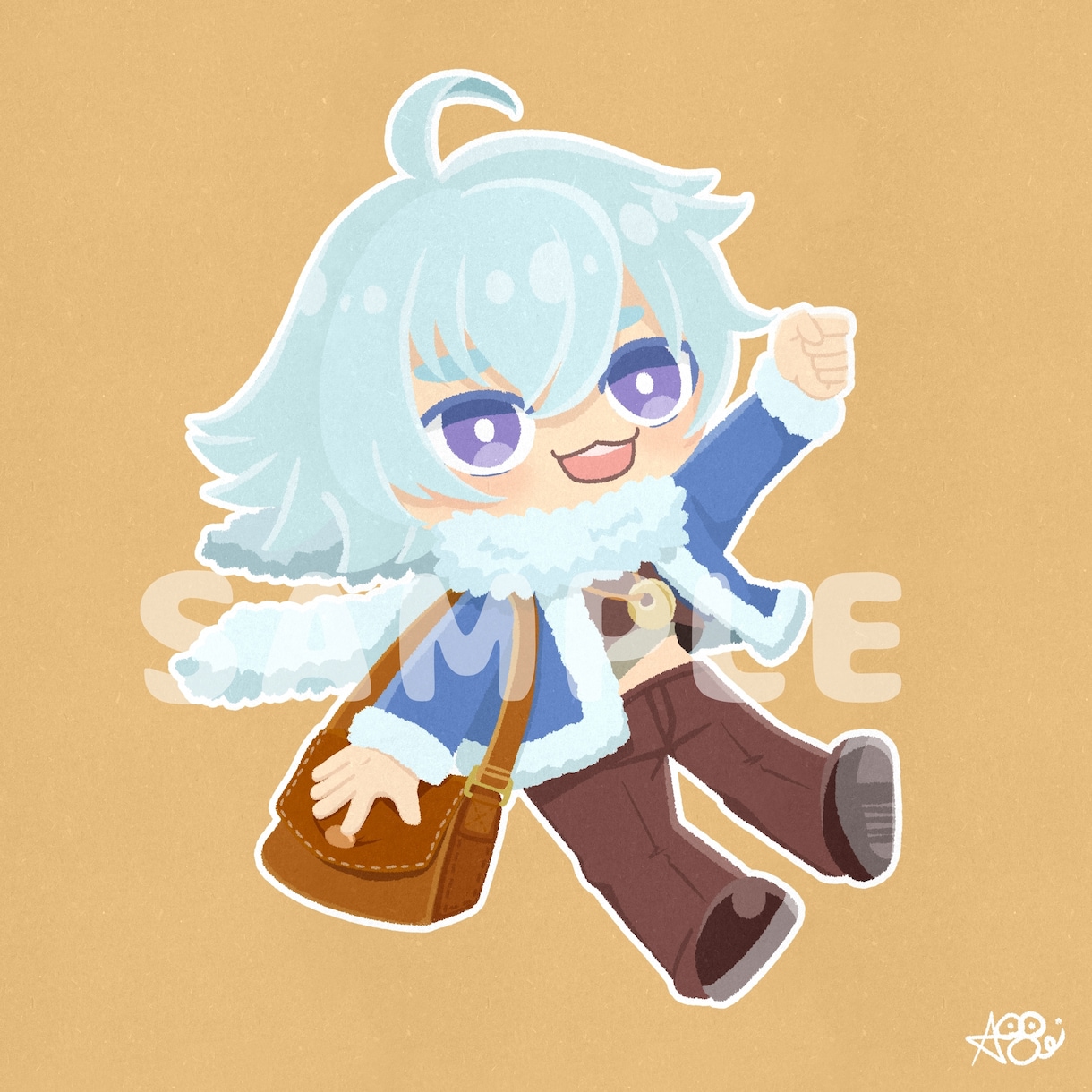 あなたのオリキャラをデフォルメで描きます 優しく、可愛い、ふんわりした絵柄でお描きします！ イメージ4