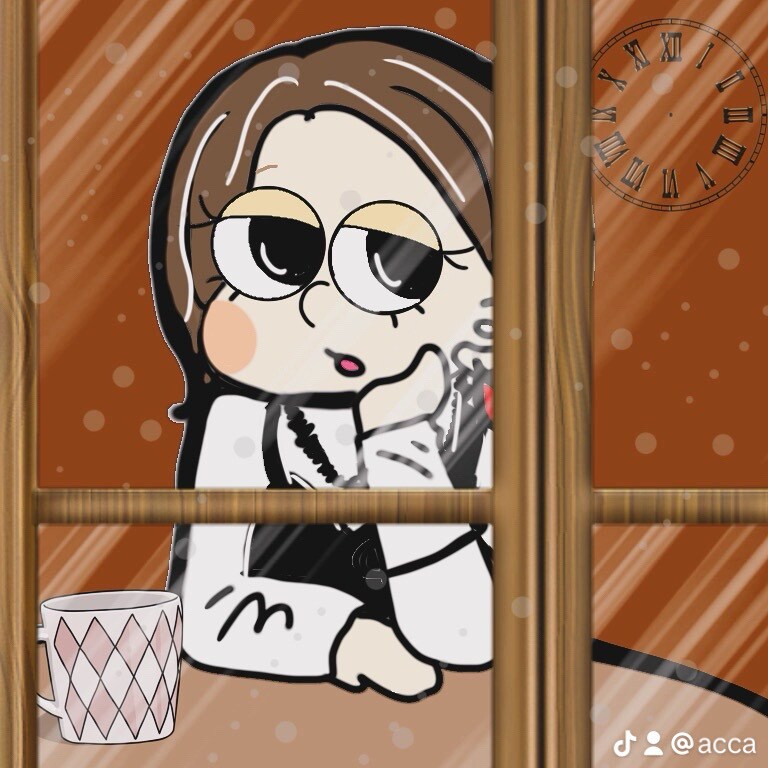 インスタ等で使える韓国風やポップ画描きます 横顔と後ろ姿とポップ画を描く人です。 イメージ3