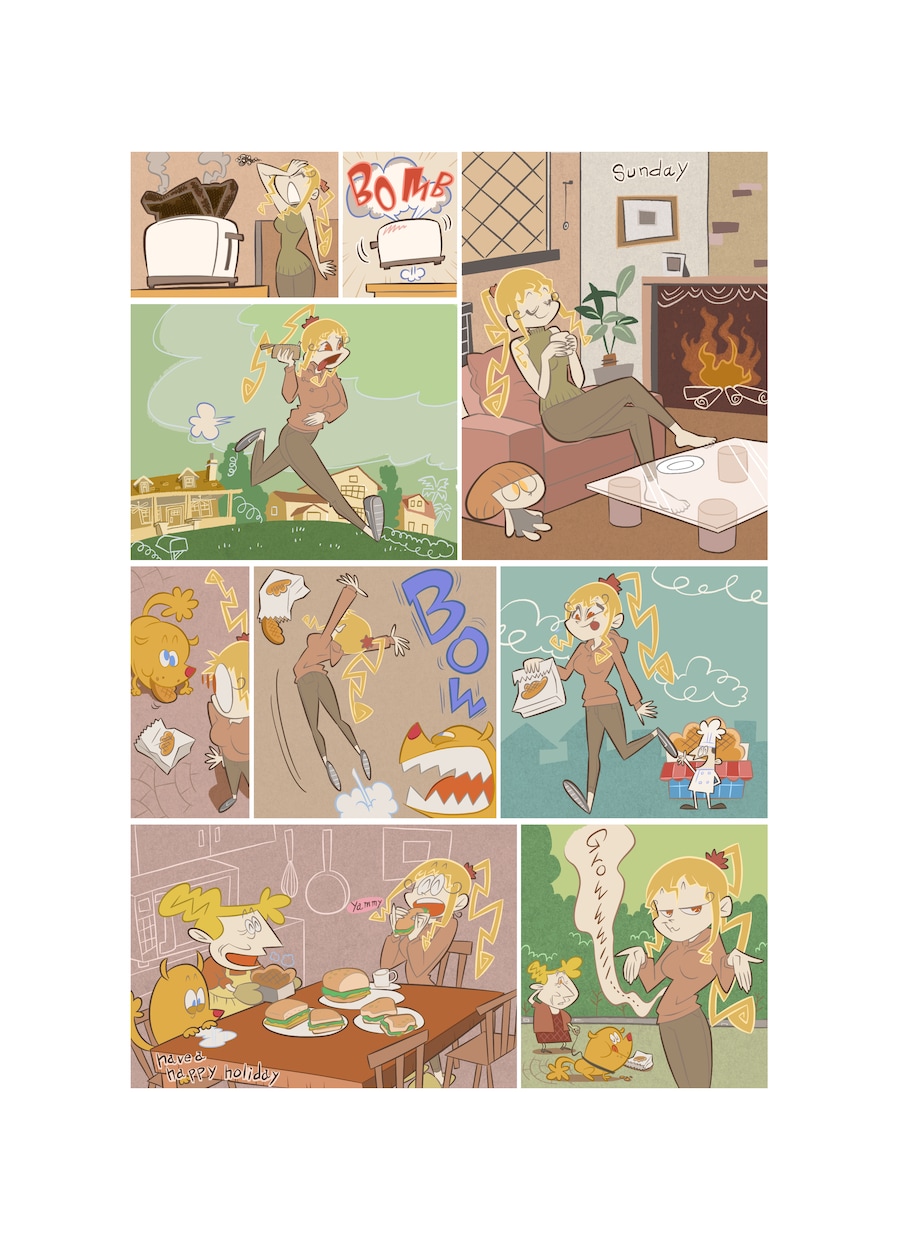 マンガ#1 カートゥーンタッチの漫画描きます 漫画賞佳作・漫画家アシスタント経験を活かした漫画作成 イメージ10