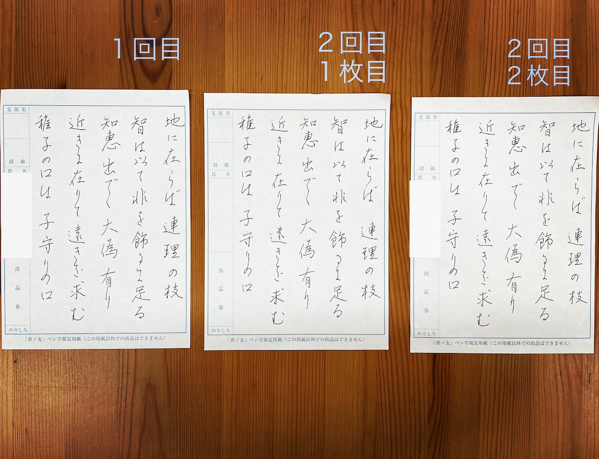 直筆をカッコよく書くコツをアドバイスします 書道／書写／習字／毛筆／硬筆／直筆のアドバイスします イメージ1