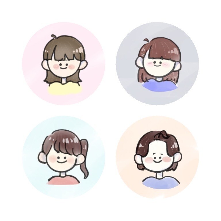 かわいいSNSアイコン描きます 安く早く！名刺などにもおすすめです( ¨̮ ) イメージ5