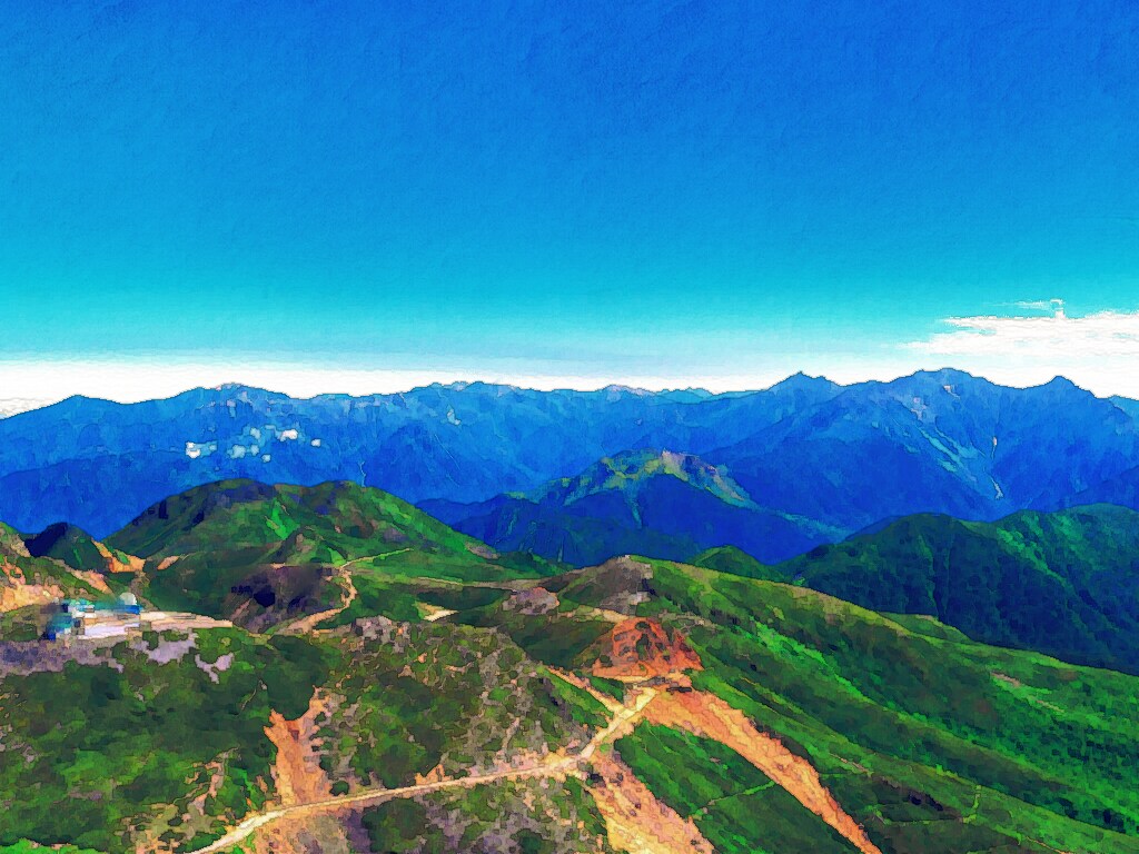 背景写真をイラストに加工します お持ちのお写真が点描風にアレンジされます！ イメージ3