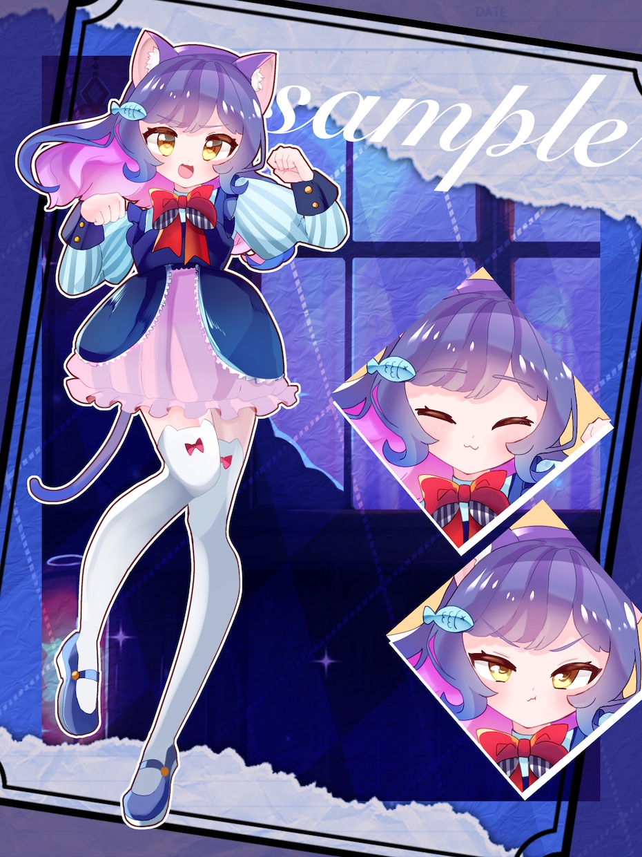 立ち絵、キャラクターデザイン承ります TRPGやYouTube、ゲーム制作にいかがでしょうか？ イメージ2