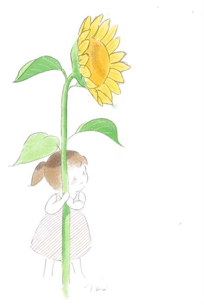水彩画風優しい色合いのイラスト、似顔絵描きます あなたの心ほっこり癒して幸せに。 イメージ1
