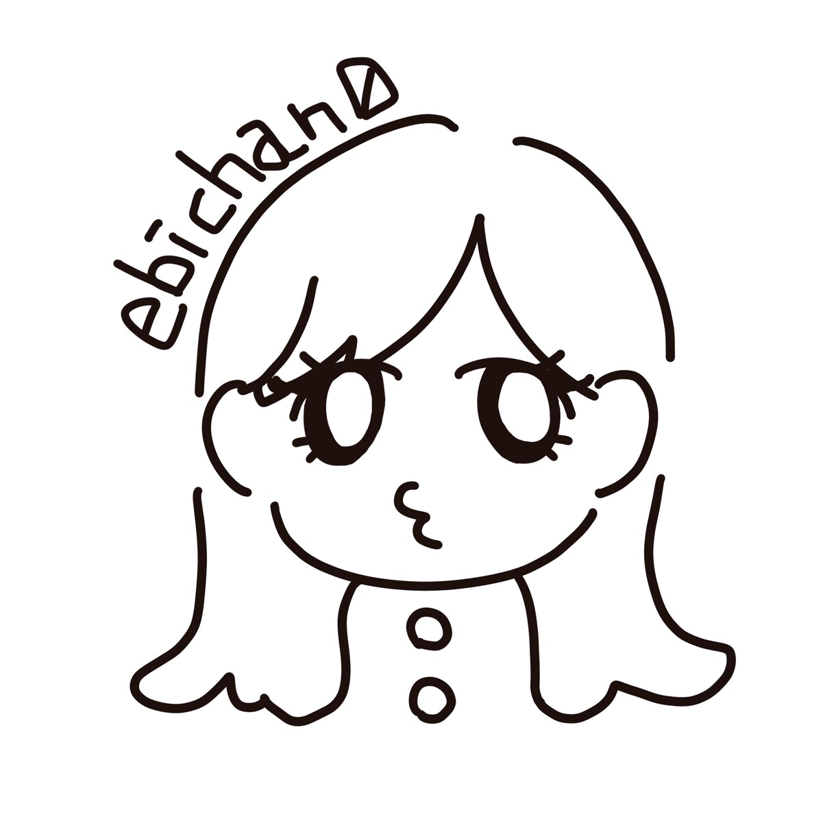 おしゃれでかわいい!シンプルな線画イラスト描きます シンプル、ポップ、モノクロ、カラフル、参考画像の様に作成 イメージ2