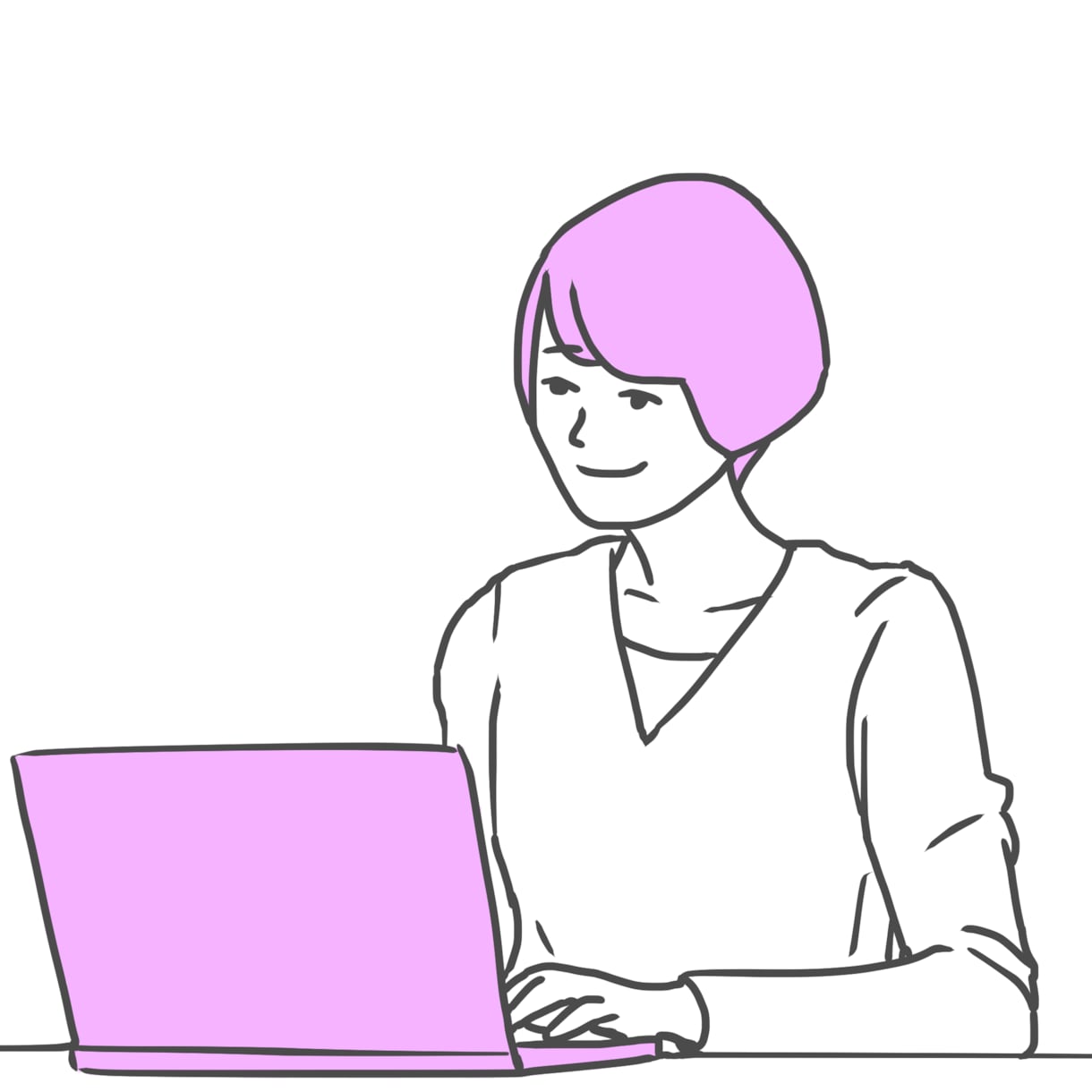 シンプルで見やすいビジネス向けアイコン画像描きます 名刺やプロフィール画像としても、ビジネスシーンで使いやすい！ イメージ6
