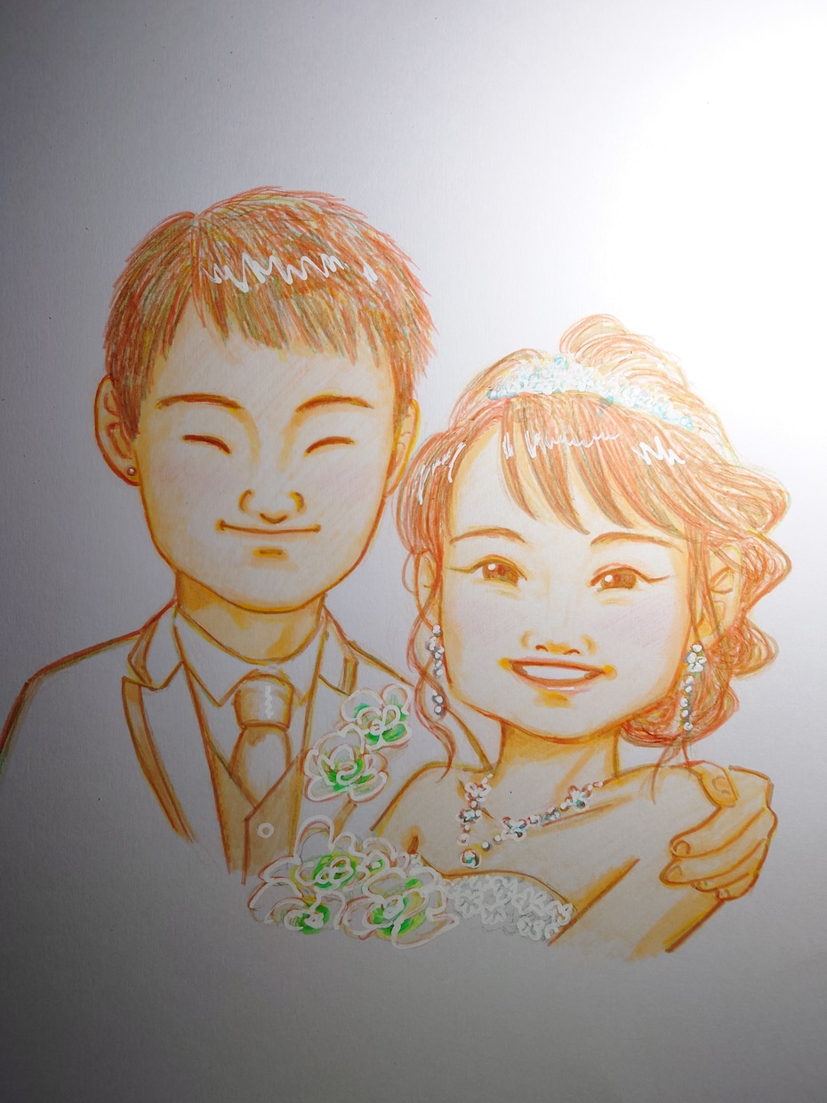 額縁まで華やかなウエルカムボードを作成します 自宅でもあの幸せな景色や幸せな気持ちが、すぐそこに⭐ イメージ2