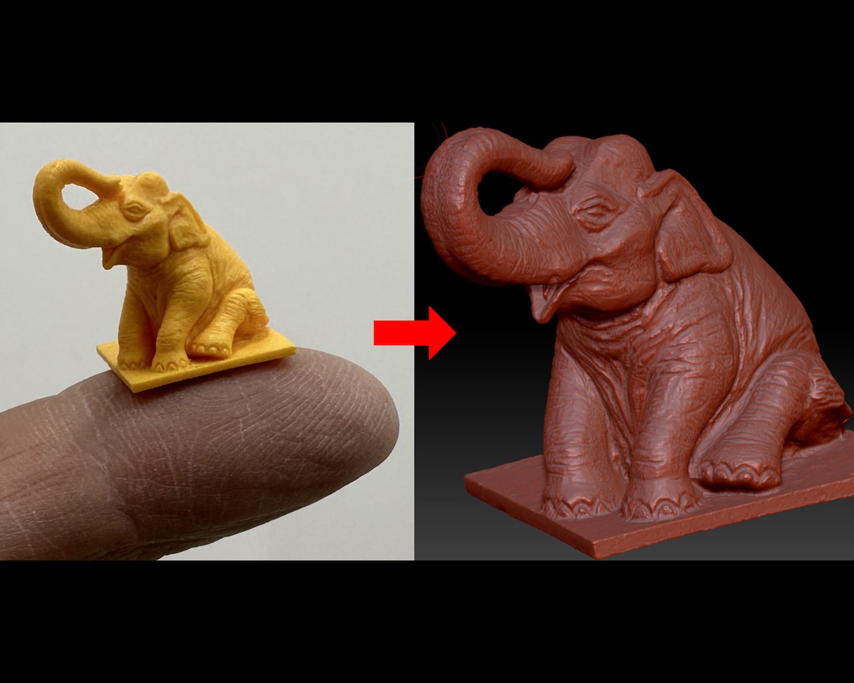造形物/立体物を高精度３Dスキャンします アナログ原型を３D デジタルデータに変換します イメージ4