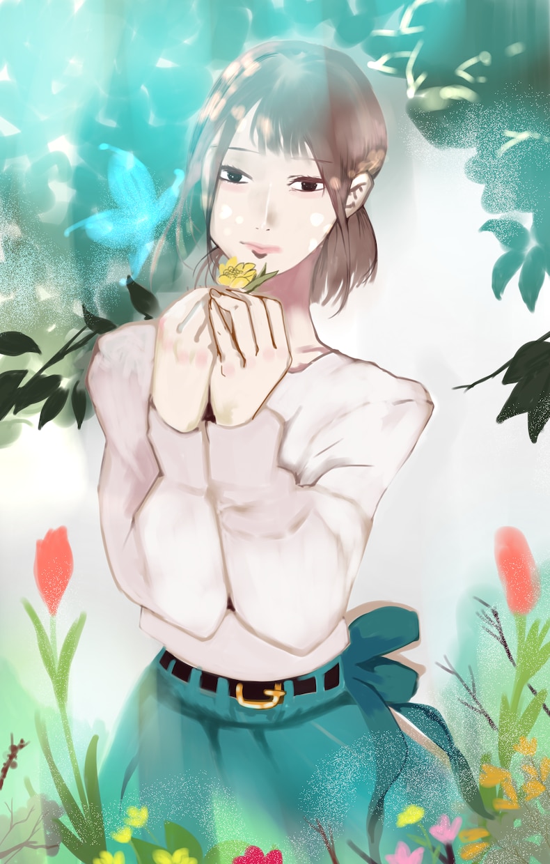 厚塗り✖️女の子描きます 出来る限りご要望にお答えします イメージ1