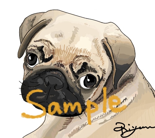 ペット、動物をゆるふわタッチで描きます リアルに近い絵を描くのが得意です イメージ10