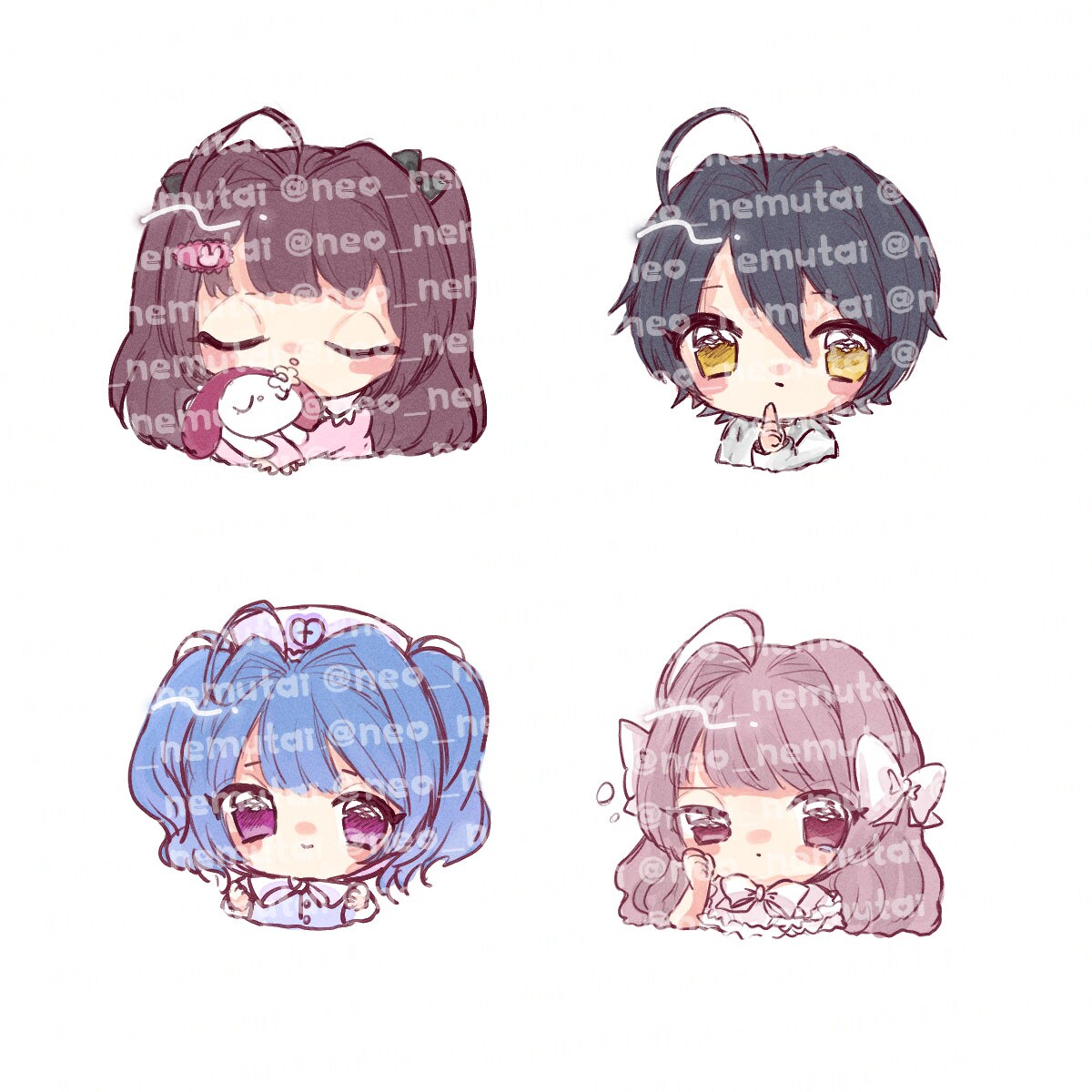 貴方のキャラをデフォ絵(ミニキャラ)で描きます オリジナルキャラクターをデフォ絵め見たい方にお勧めです！ イメージ2