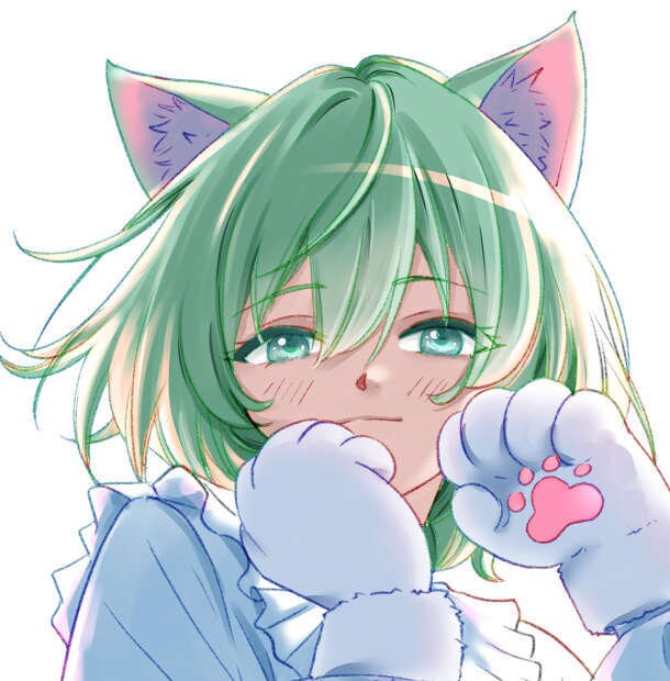 2名限定】ネコミミ少女のSNSアイコン描きます ネコミミ少女専門・萌え絵系アイコンを丁寧に イメージ2