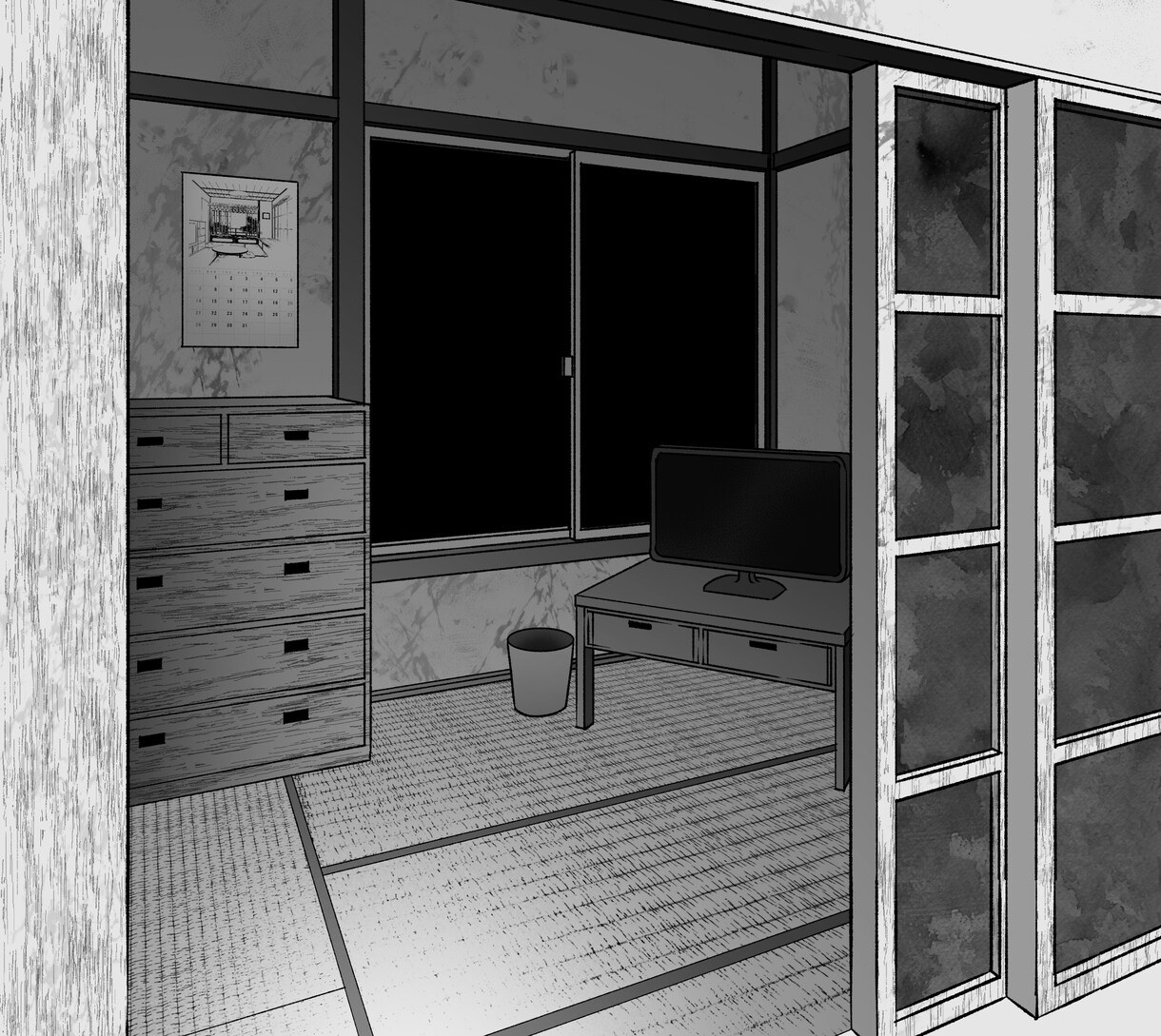 背景イラスト描きます 幅広い用途で使っていただける、物語性のある背景イラストです イメージ10