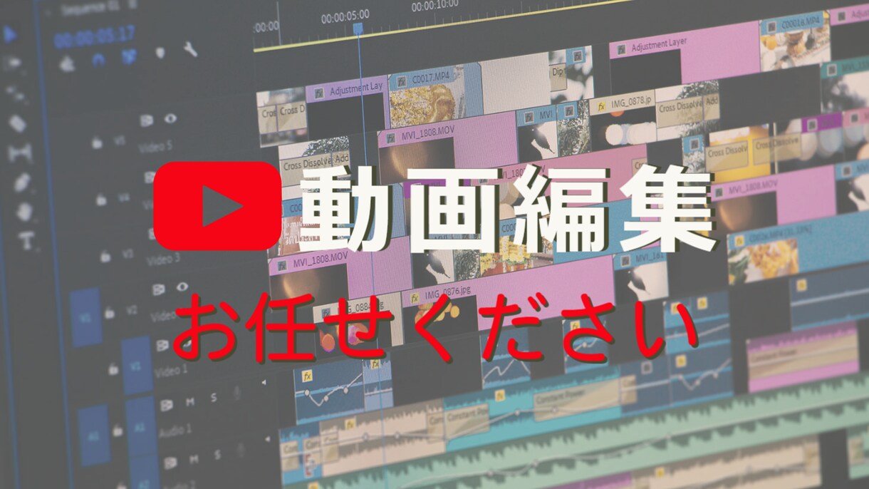 YOUTUBE向け！動画で伝えたいを応援します イメージに合わせて編集いたします。 イメージ1