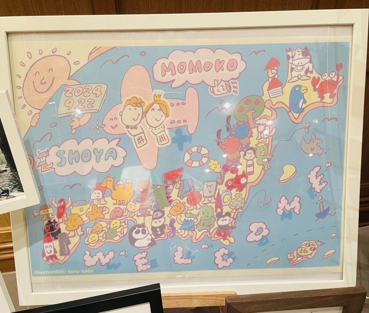 ゆるくてかわいいウェルカムボードを作成します 結婚式 ウェディング wedding イメージ3