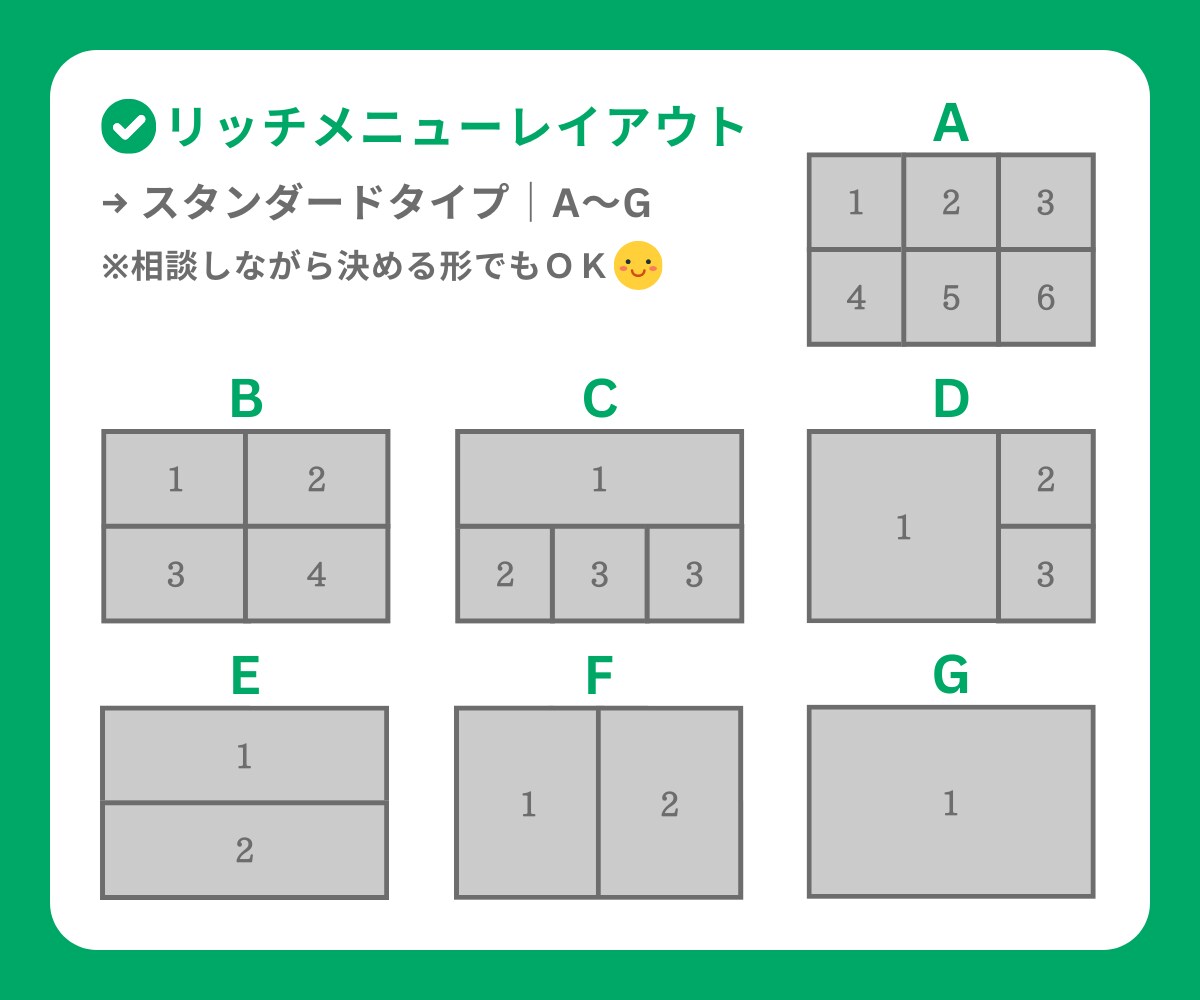 効果的な訴求に繋げるリッチメニューを作成します LINE公式アカウントと提供サービスの導線づくりを最適化 イメージ2