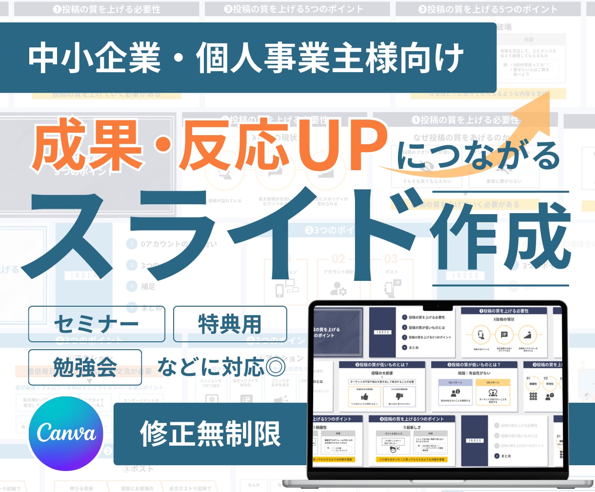 スライド作成承ります わかりやすく伝わるスライドを一緒に作り上げていきます！ イメージ1