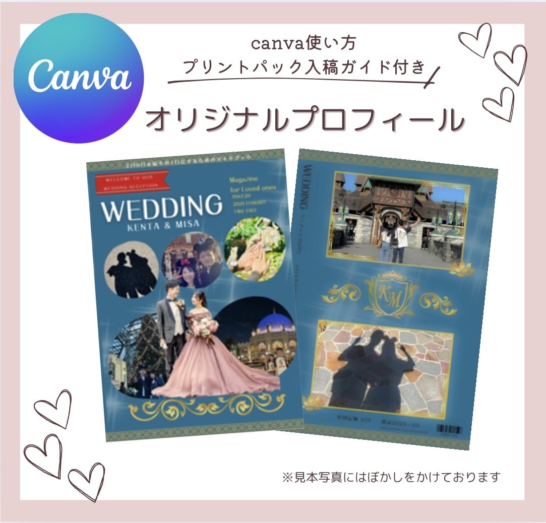 ディズニー風なプロフィールブックが作れます ディズニー好きな方へ！2人の物語を詰め込んだ特別な1冊に♡ イメージ1