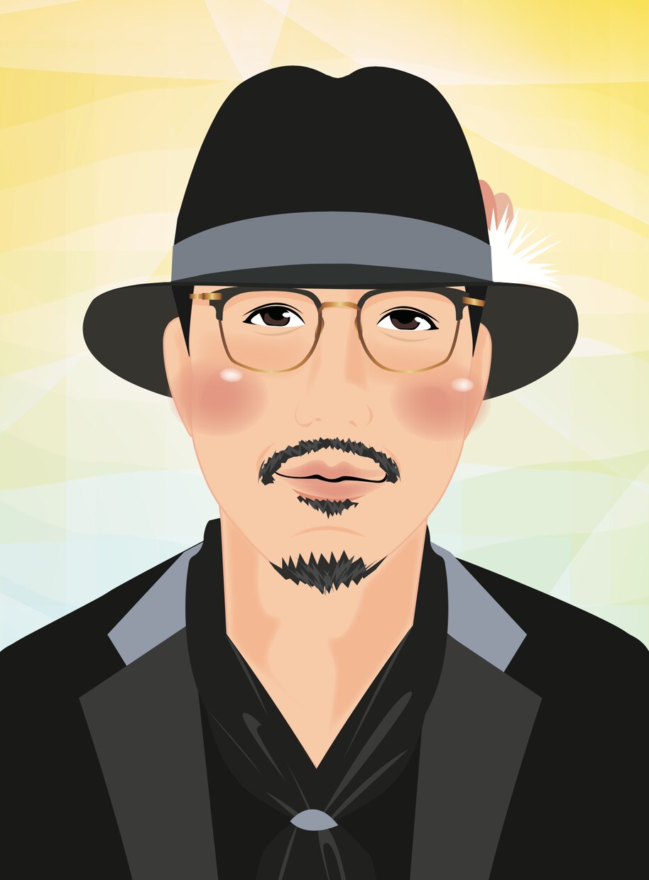 お写真からデジタル似顔絵作成します SNSのアイコンや名刺など様々なところで使用可能！ イメージ2
