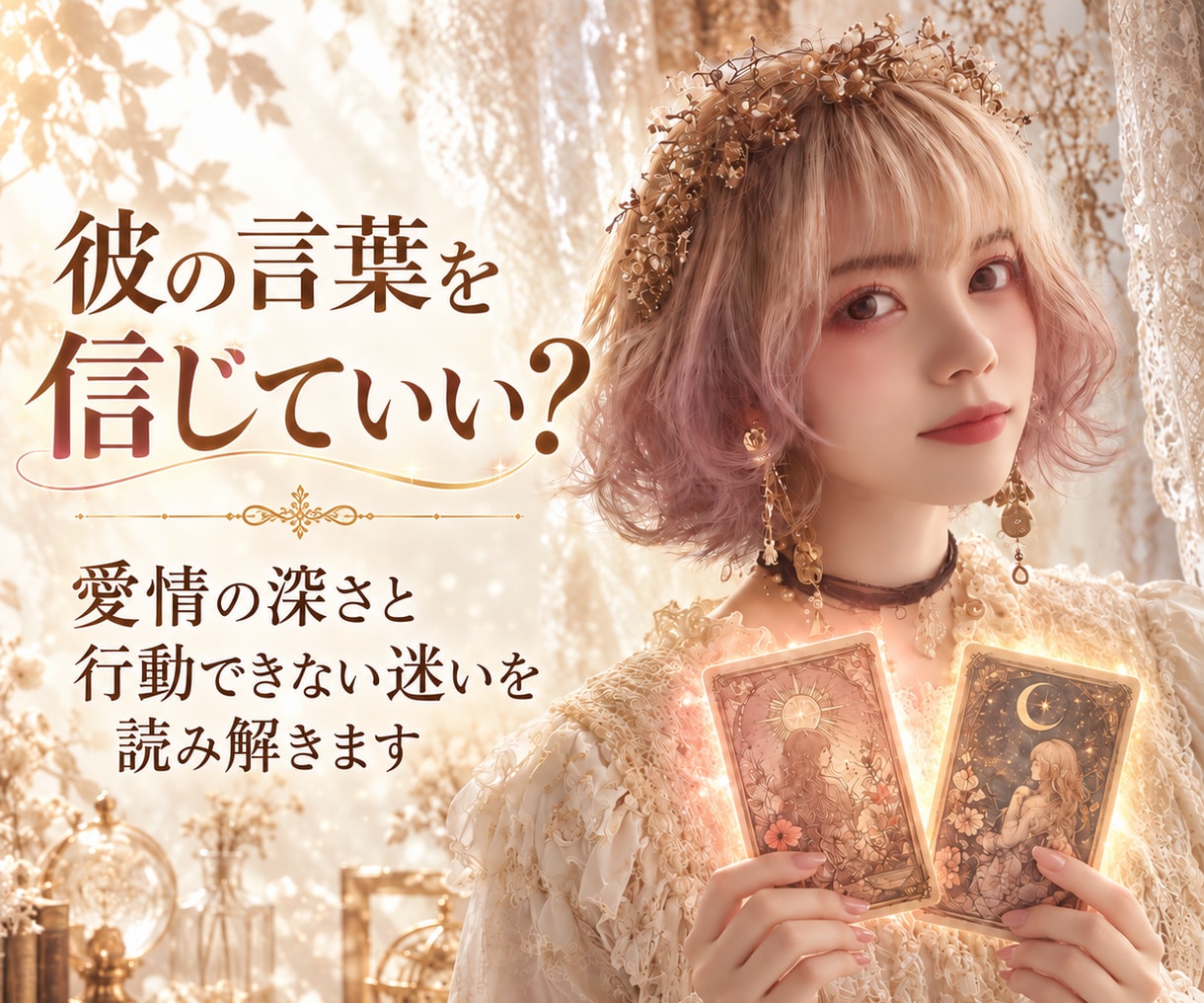 彼は本気？複雑恋愛に隠れた本音と迷いを視ます 彼の愛情の深さと、二人の未来に向き合う気持ちを読み解きます イメージ1