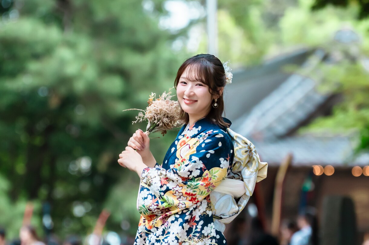 晴れ姿の魅力を引き出し、最高の一瞬を写し出します 映える撮影地、時間帯をゲスト様へ提案させて下さい。 イメージ1
