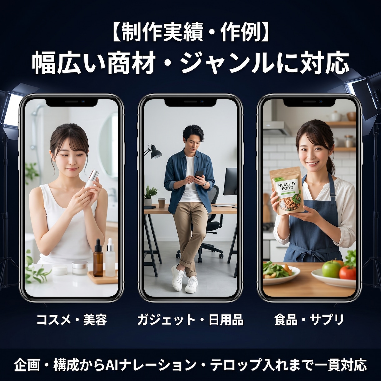 実写級AIで縦型UGC・SNS動画広告を制作します 撮影・モデル不要！企画から編集まで完パケで売れる広告を制作 イメージ2