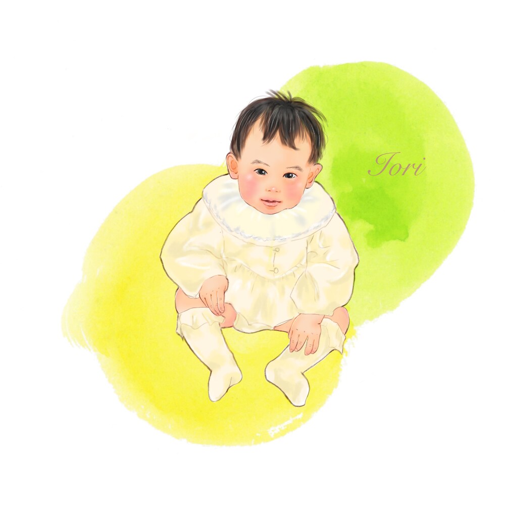 似顔絵とお名前の詩を描きます 思い出をまるごと、あの頃にそっと会いにいける一枚 イメージ6