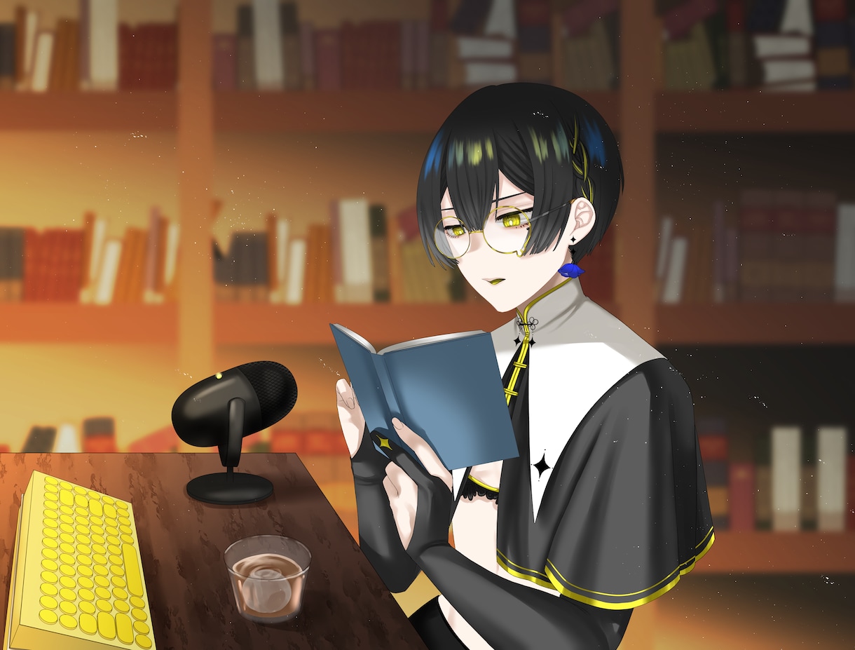 上半身のカッコ可愛いイラスト描きます ぱっと目を引くようなアイコンやサムネイルにしませんか？ イメージ2
