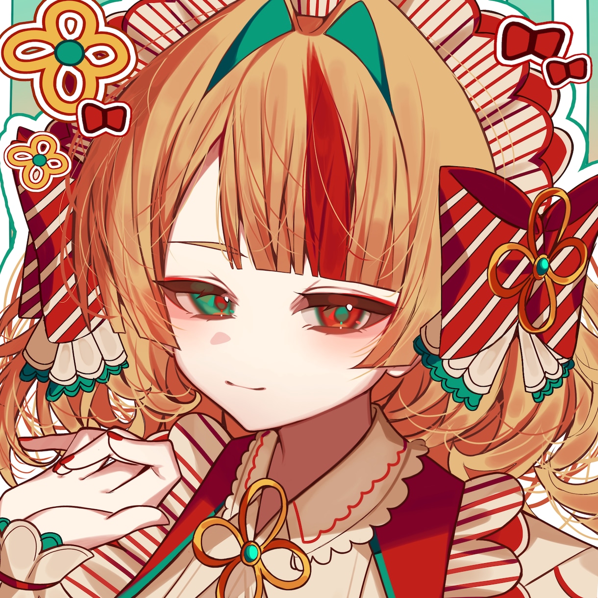 ガーリーな女の子のアイコン描きます 最短4日！SNSのアイコンなどに イメージ2