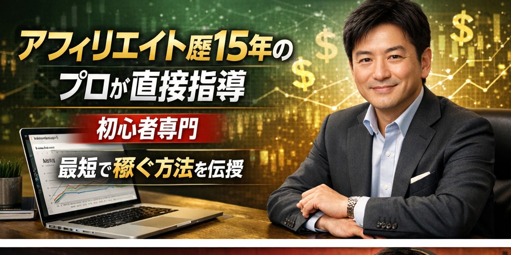 初心者向けアフィリエイト・YouTubeを教えます アフィリエイト歴15年・YouTube運用10年・AI歴1年 イメージ2