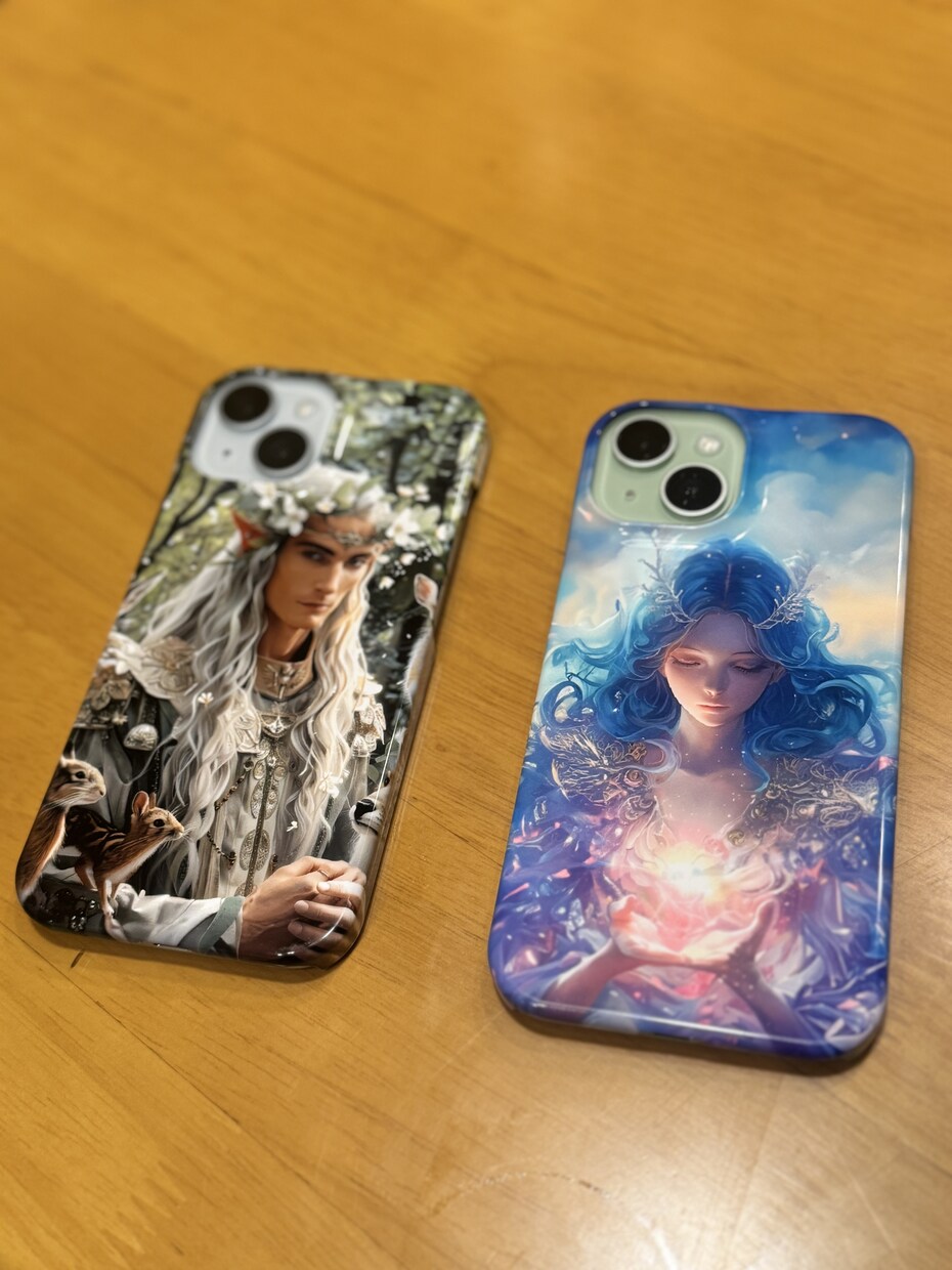 男神女神アートスマホケースデザインします 貴方だけのオリジナルスマホケース イメージ2