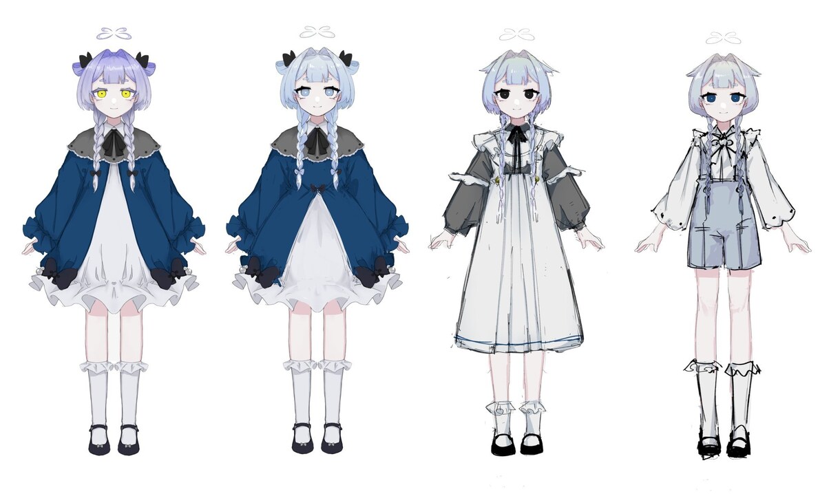 ミニキャラ・立ち絵作成します ご要望に沿って作成!ミニキャラはシール風に詰め合わせも可! イメージ6
