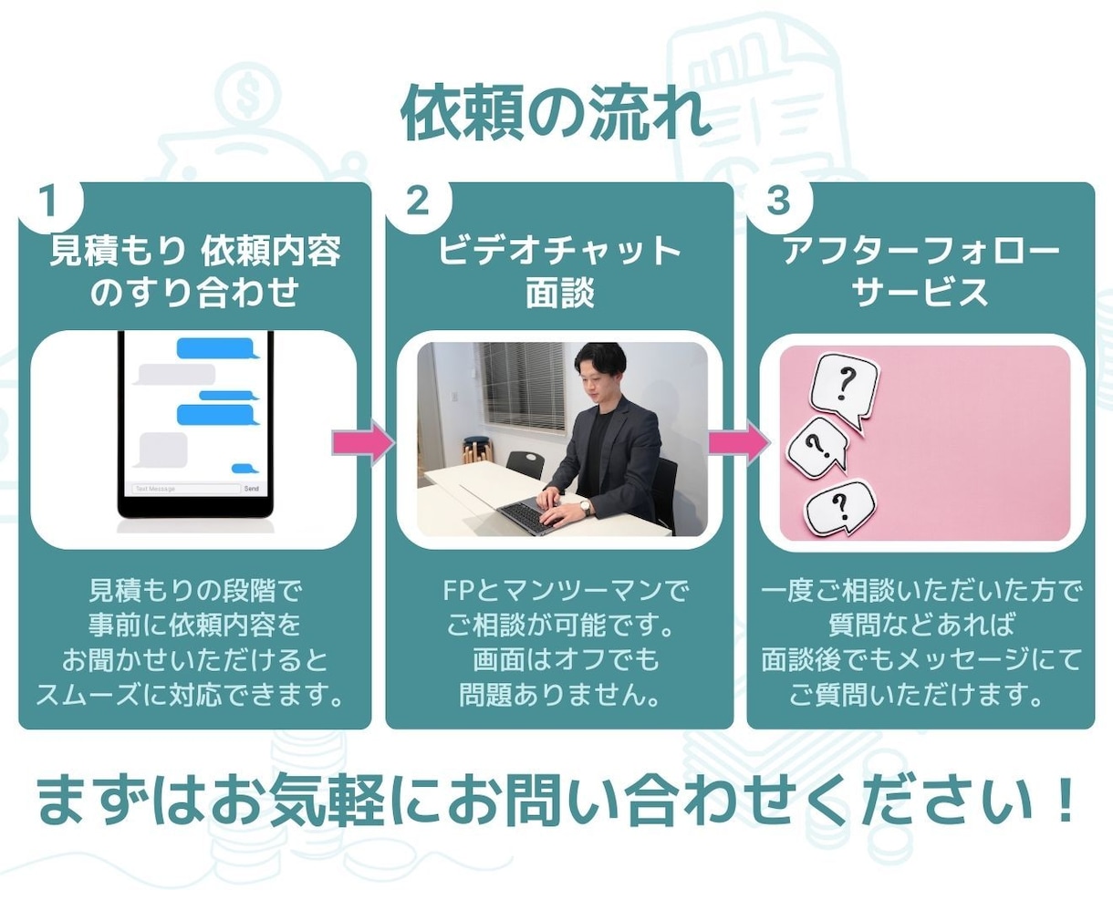 営業なし！FPがあなたの保険を診断します FPが中立の立場からあなたの保険を診断いたします！ イメージ4
