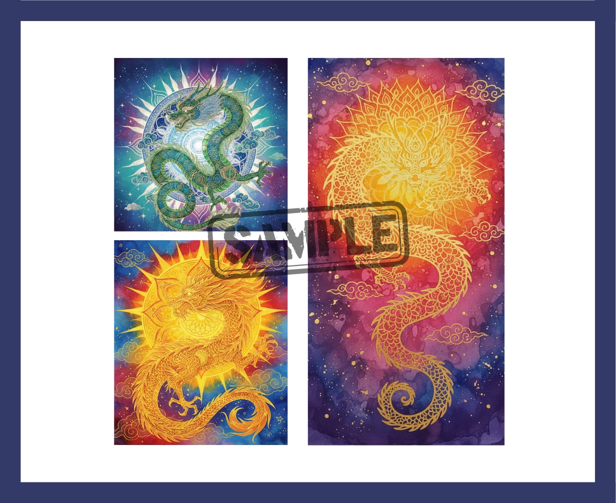 貴方の魂＆開運のドラゴンアートを描きます 【7・8月限定｜特別価格 3000円→2000円】 イメージ2