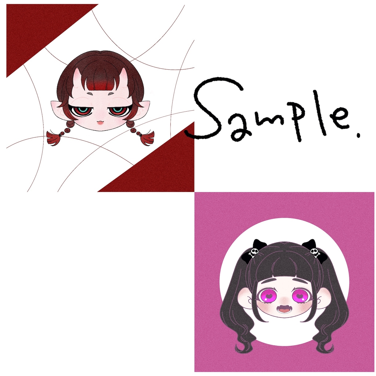 デフォルメキャラでSNSアイコンを描きます 色んなSNSのアイコンにぜひ！！ イメージ3