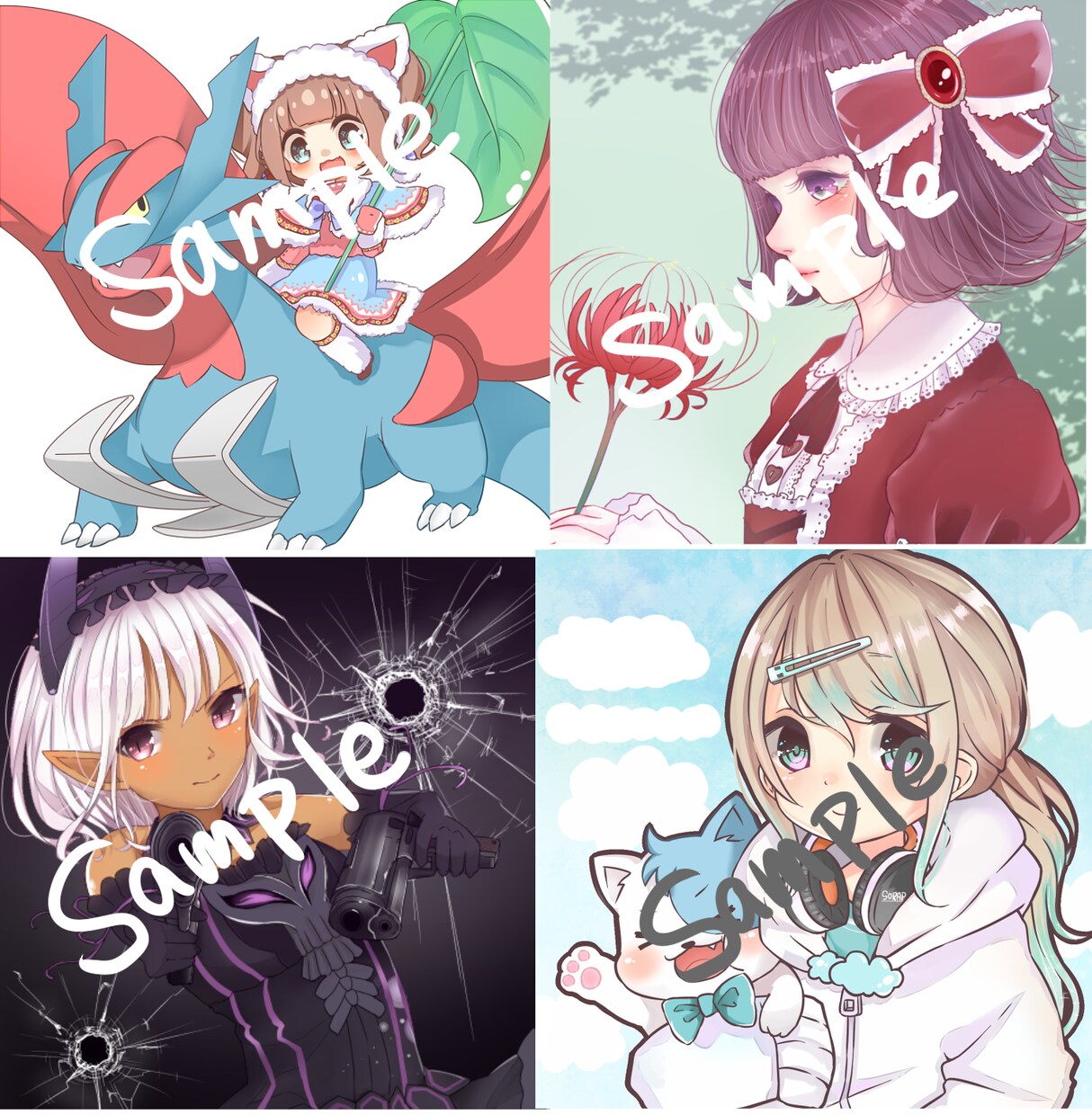 ご満足いただけるような可愛いイラスト描きます Twitterアイコンにおススメです♡ イメージ2