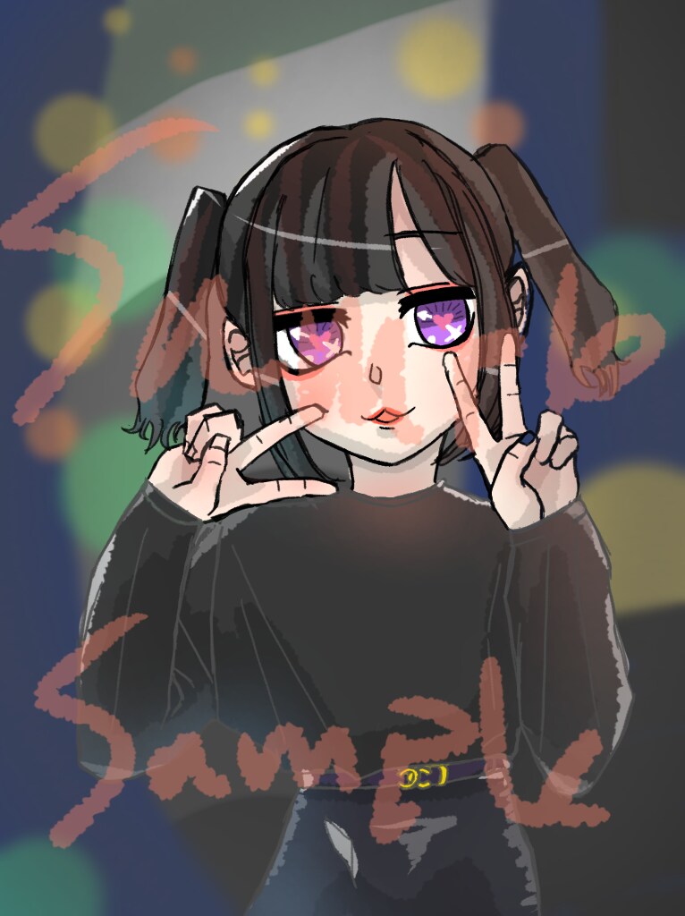 SNSアイコン、二次やオリジナルまで受け付けてます 色々描きます!ある程度難しい構図も行けます! イメージ4