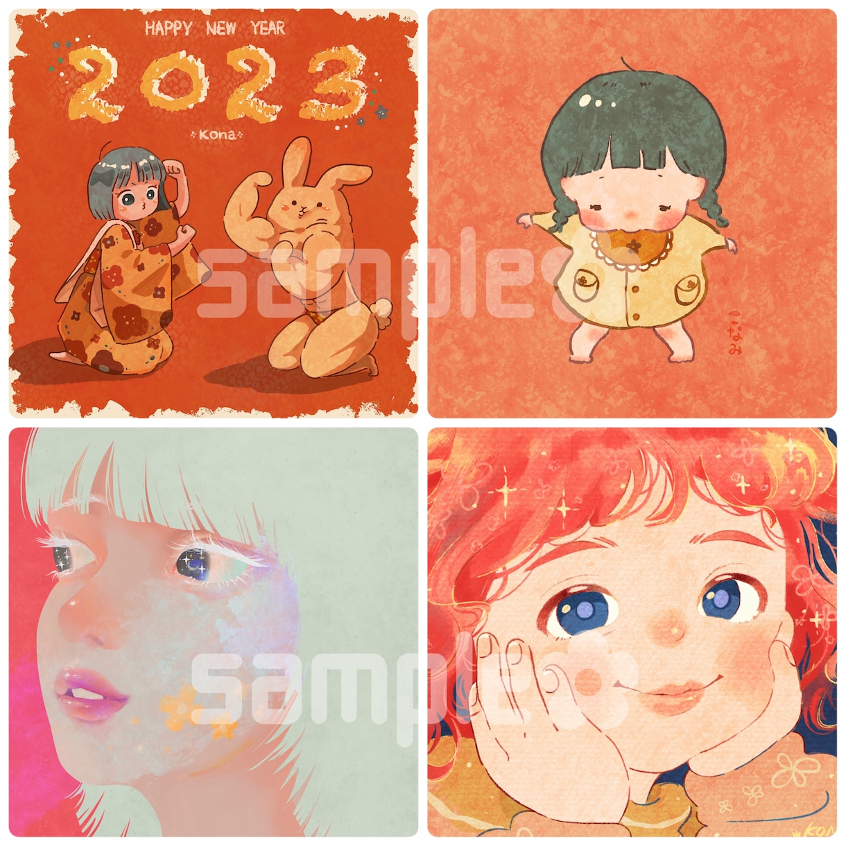 イラスト歴10年♡やさしい似顔絵・イラスト描きます アイコン、キャラクター、可愛い、ゆるふわ系、女の子、人物など イメージ3