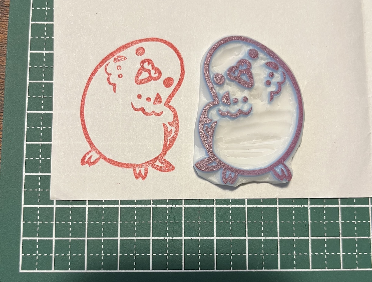 オーダーメイドの消しゴムはんこをお作りします ご納得いただけるまで、下書きは何度も無料で修正いたします イメージ8