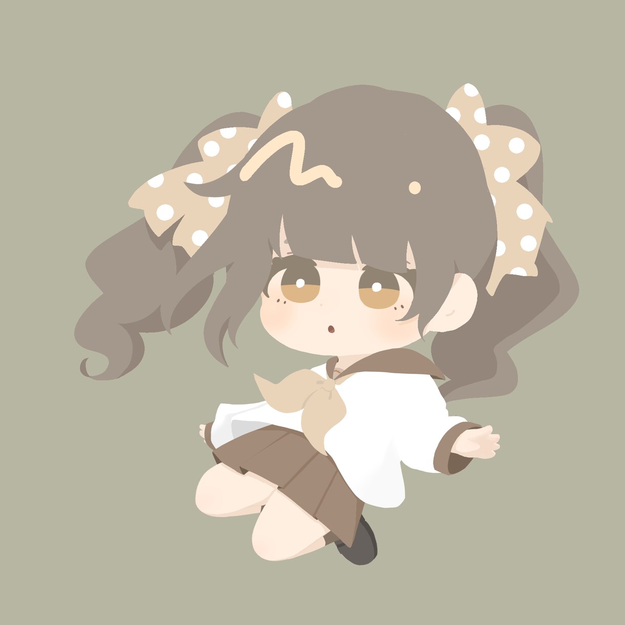 線画の無いイラスト描きます ゆるくてかわいい雰囲気になる、線画のないイラストを描きます！ イメージ4