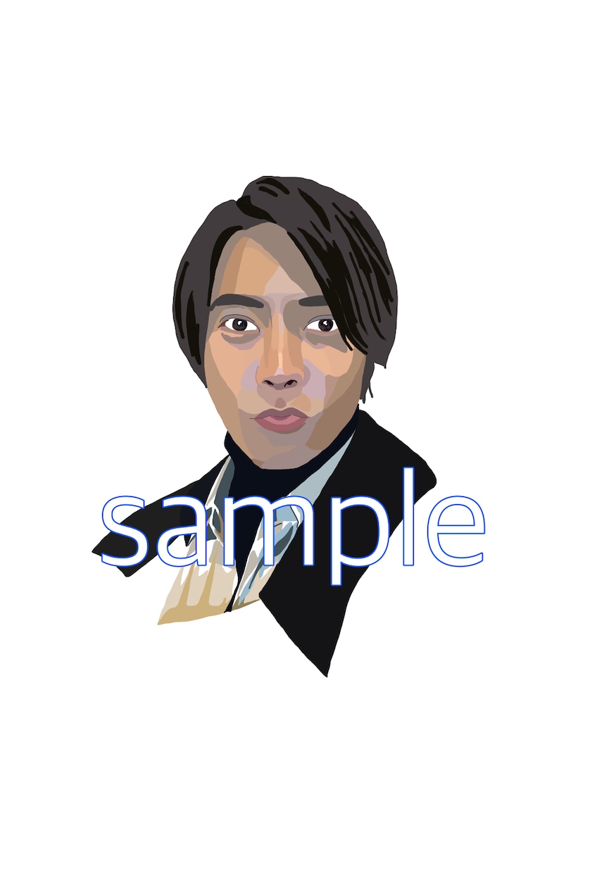 似顔絵イラスト描きます 写真をもとに塗り絵風にイラストを描いていきます！ イメージ2