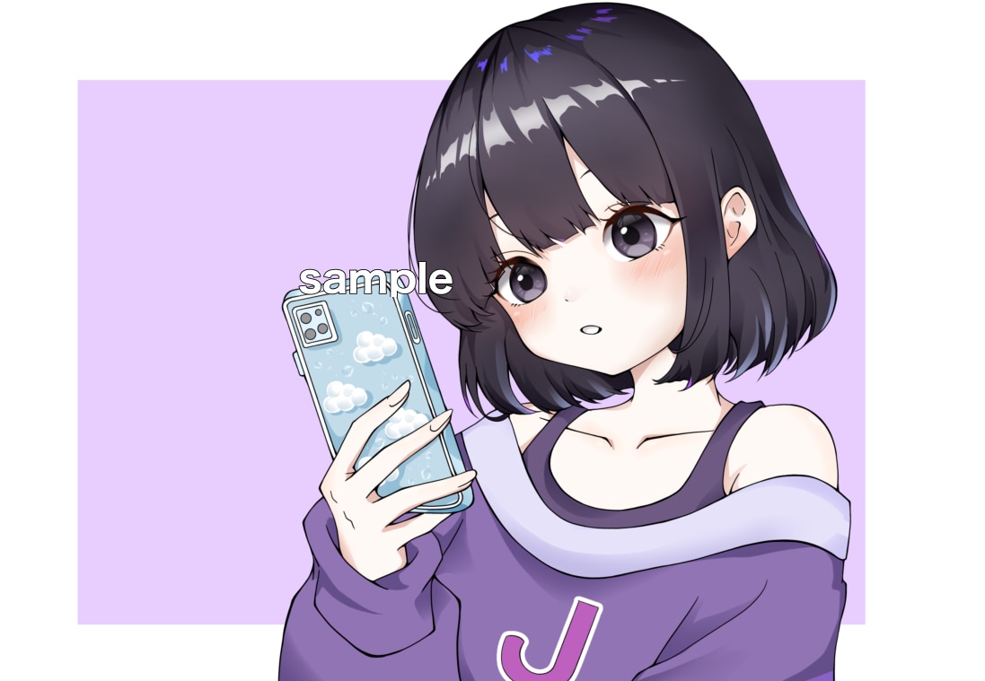 ゆるふわ×透明感！SNS用アニメ風アイコン描きます 商用利用OK！柔らかいタッチが魅力♪初めての方も安心サポート イメージ3