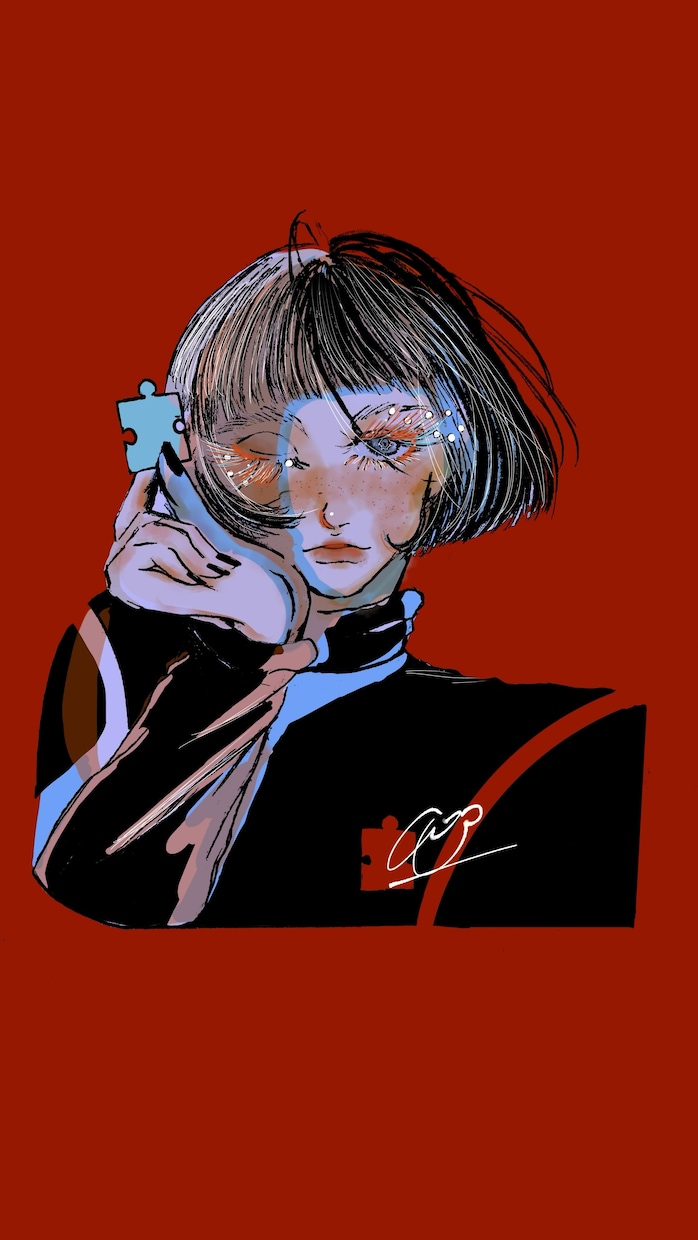 かっこいい女の子描きます かっこよくて強そう、でも儚い...そんな女の子をお届け。 イメージ4