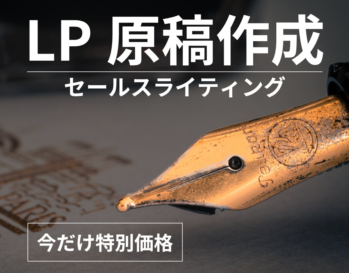 LPのセールスコピーを執筆します セールスライティング歴18年/CVRを上げるコピーを執筆 イメージ1