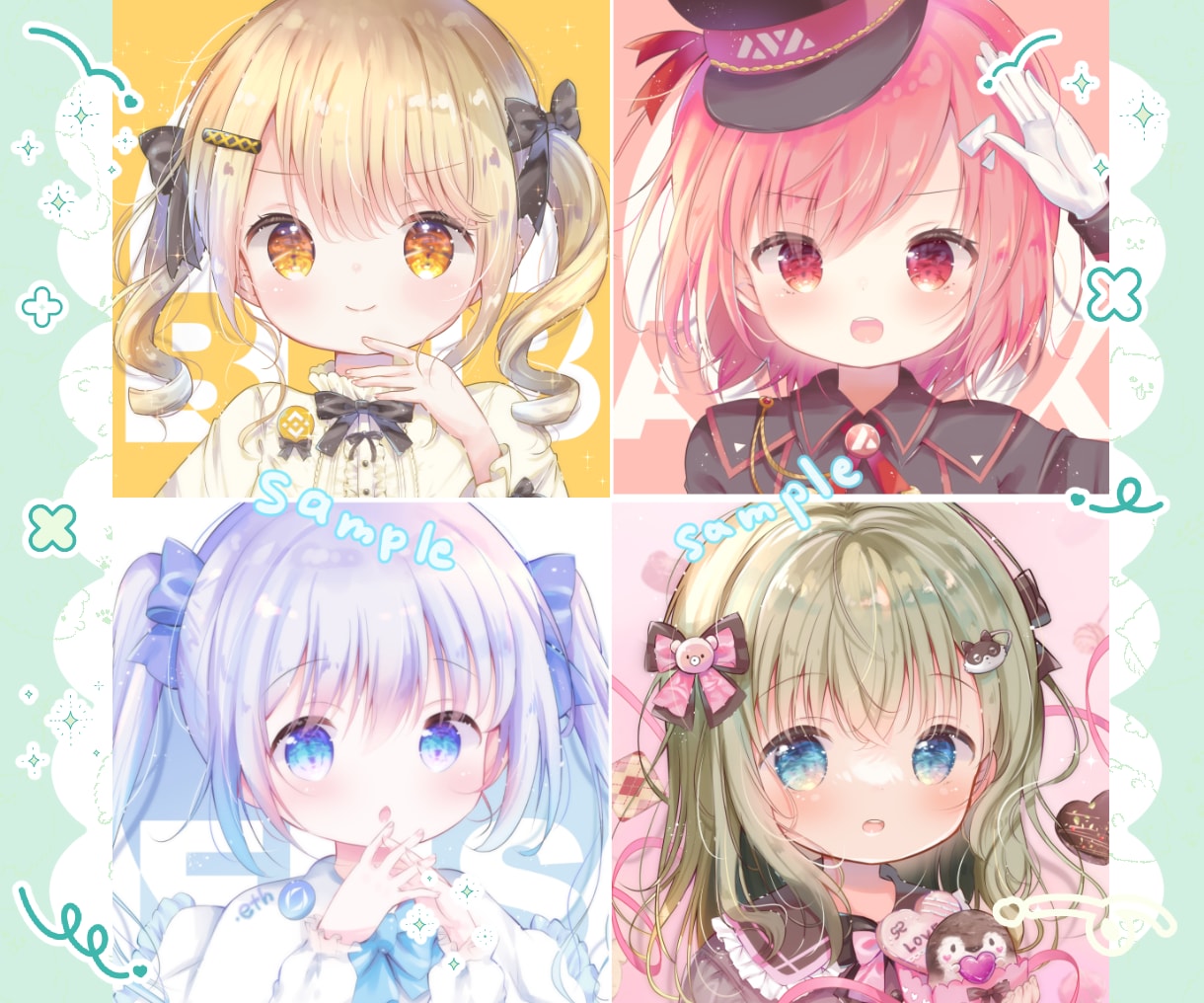 即対応☆キラキラな高品質イラスト全般を描きます 鮮やかで可愛いイラストが得意です！一枚絵や立ち絵などにも イメージ7