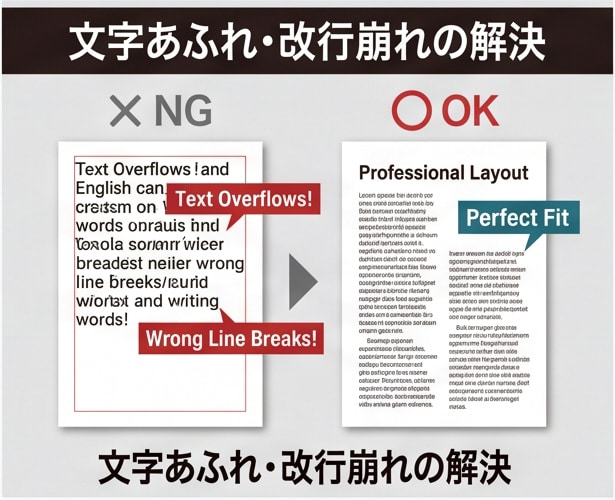 多言語DTP組版★印刷用aiデータ作成します DTP作業歴25年!そのうち多言語組版15年の安心感！ イメージ2