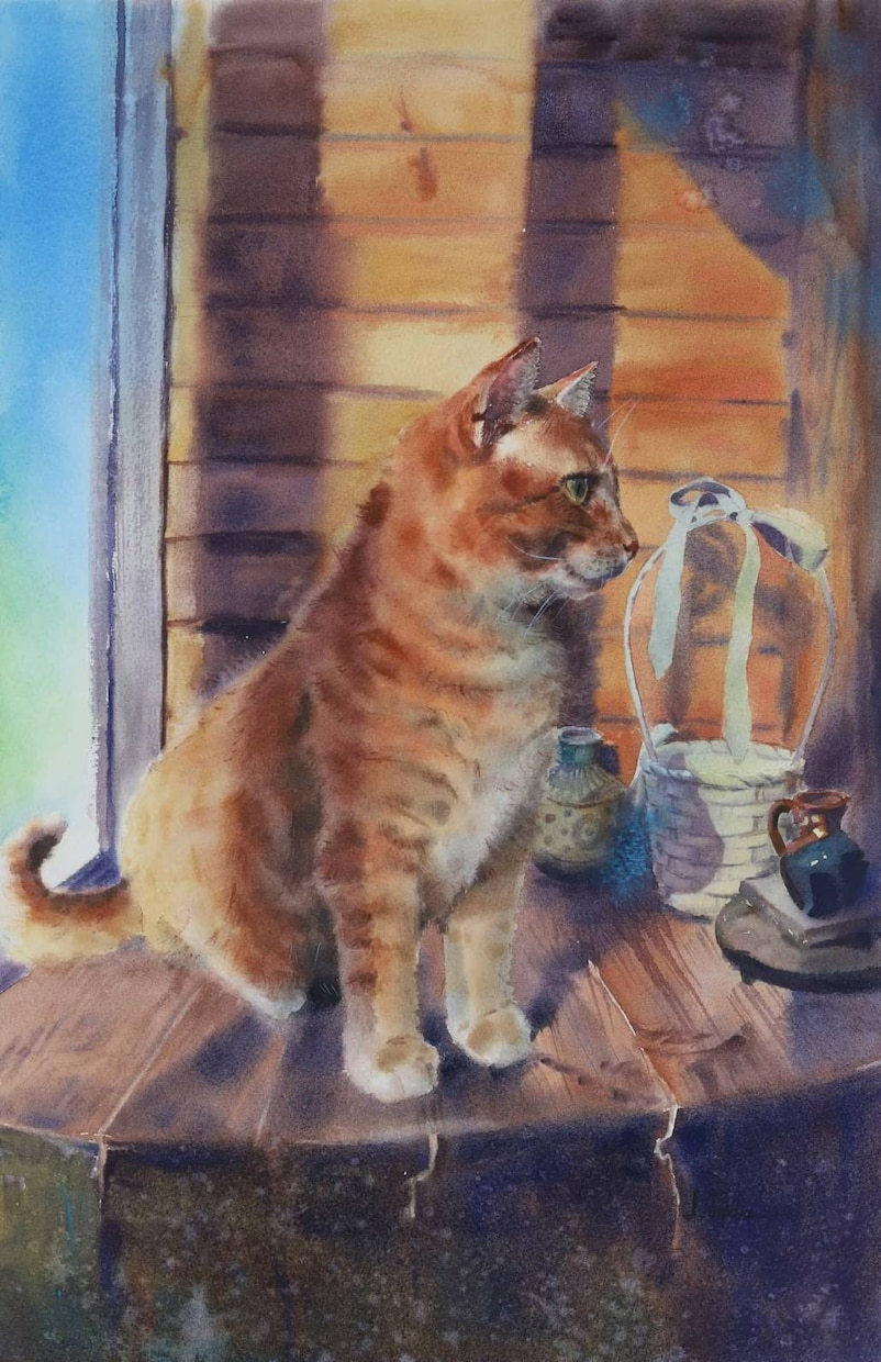 手描きの水彩画で人物、動物の肖像画を作製いたします 心を込めて作製させていただきます イメージ10