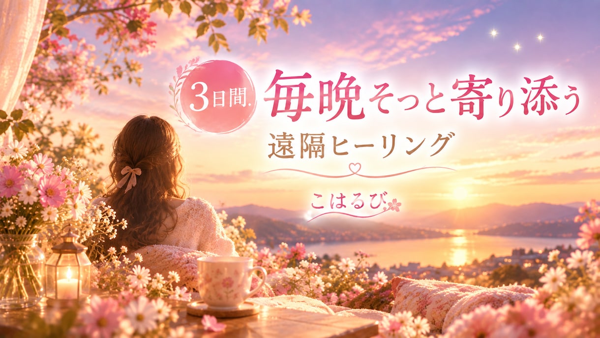 3日間、毎晩15分の遠隔ヒーリングを届けます 3日間｜毎晩そっと寄り添い、最終日にお手紙でお届け イメージ1